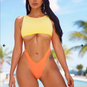 Sexy one piece swimwear